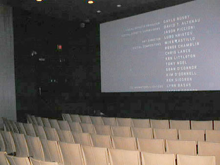 Cinema Four Theatres - Auditorium Screen (newer photo)